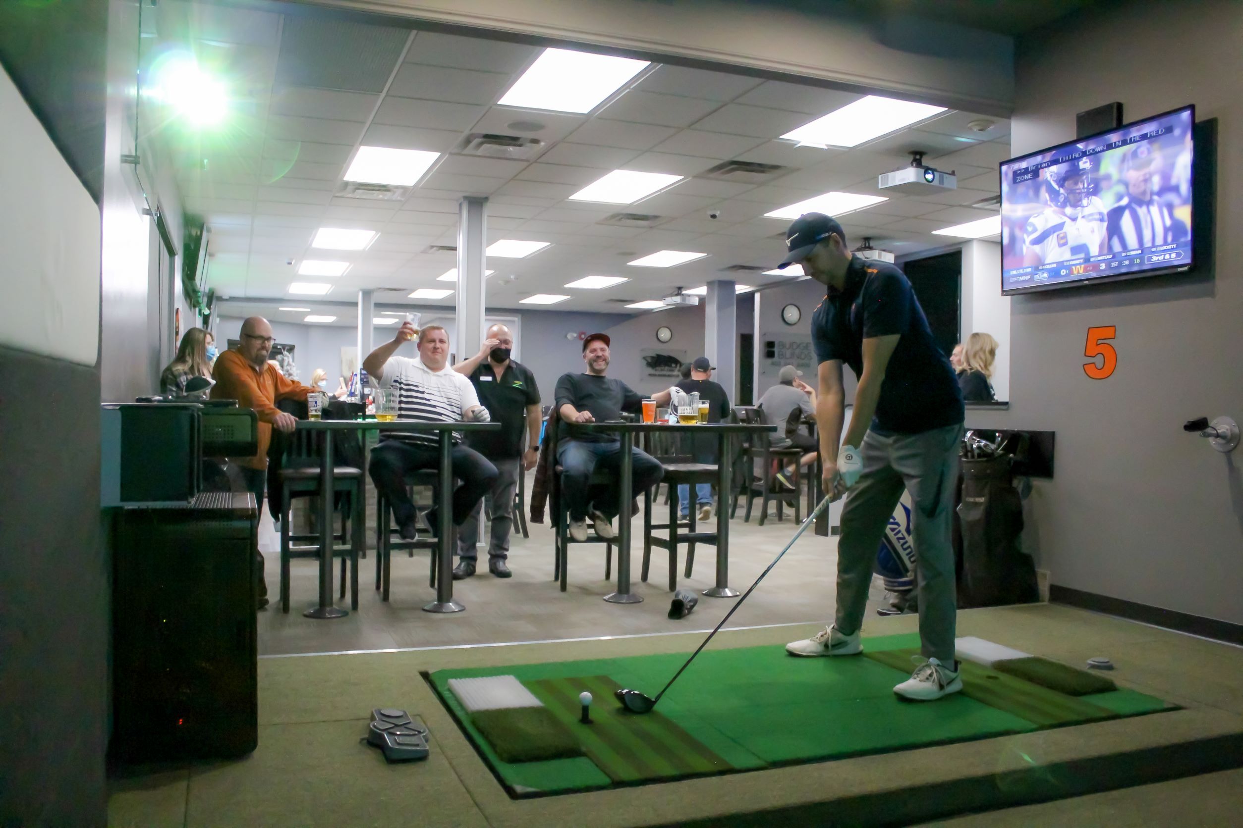 Image of a man at Golfzone Red Deer 