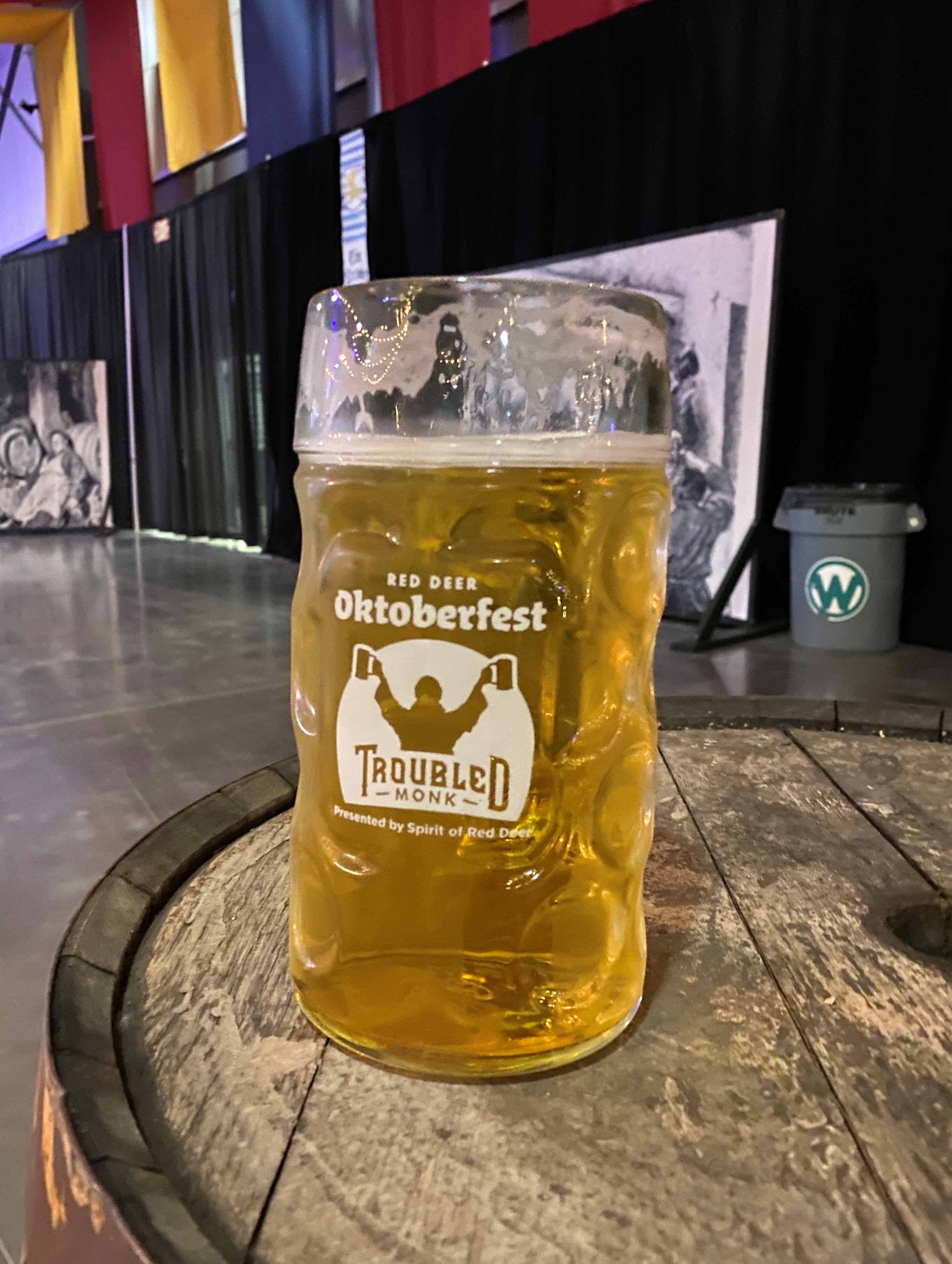 Image of a beer at Oktoberfest in Red Deer 