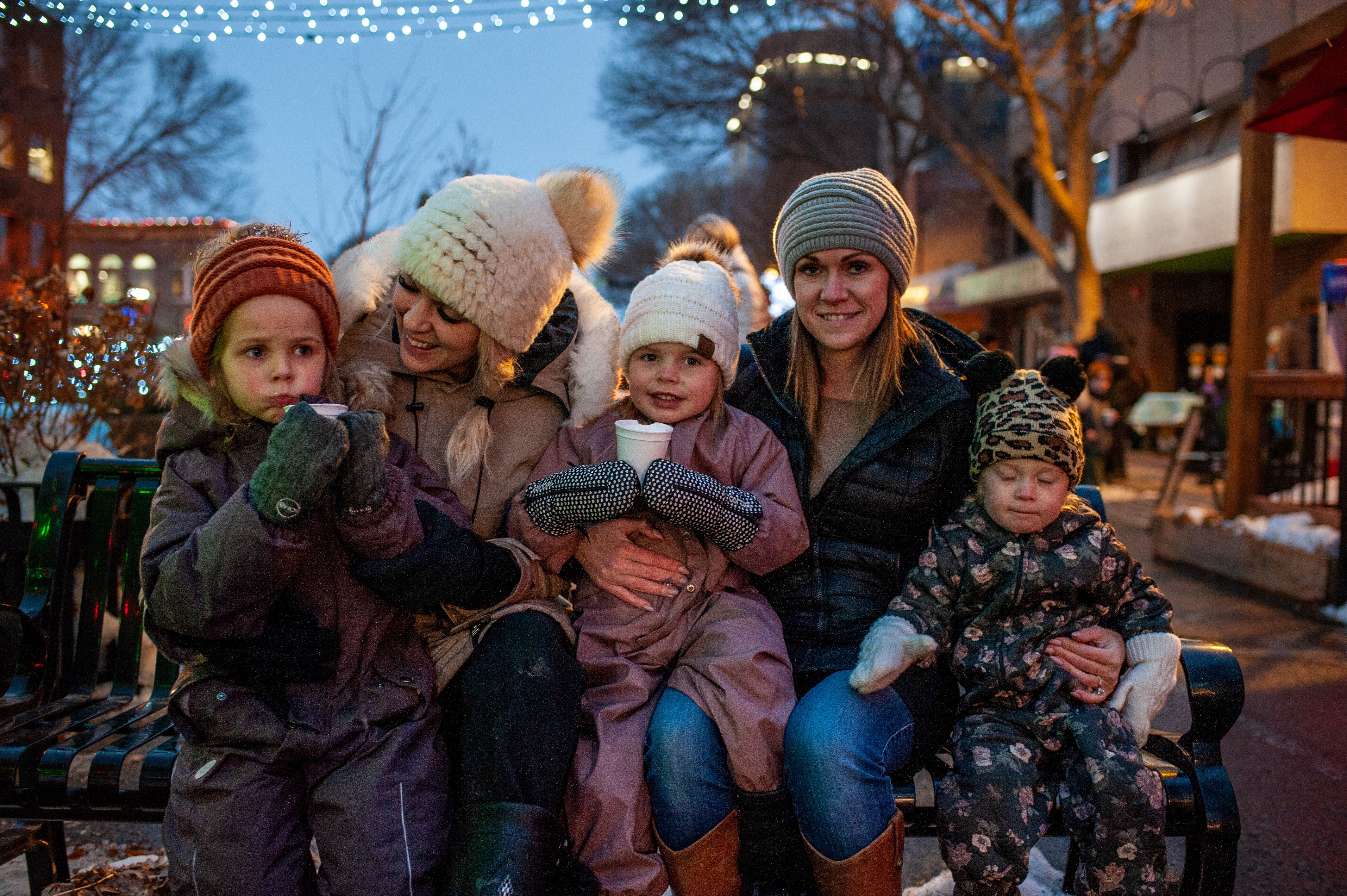 Image of downtown Red Deer Christmas events