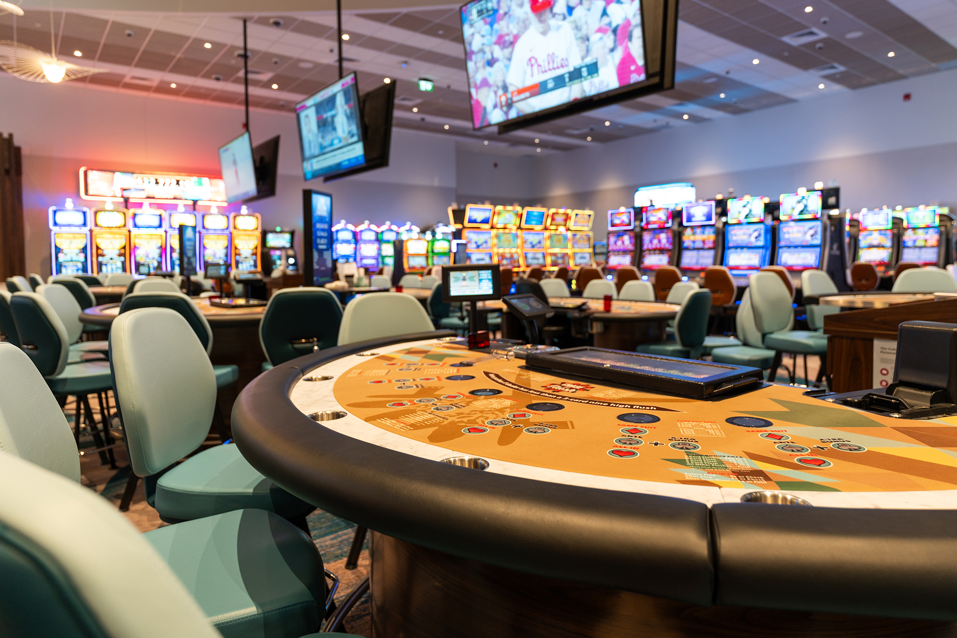 Ultimate Texas Hold Em Table at Red Deer Resort and Casino in Red Deer, Alberta