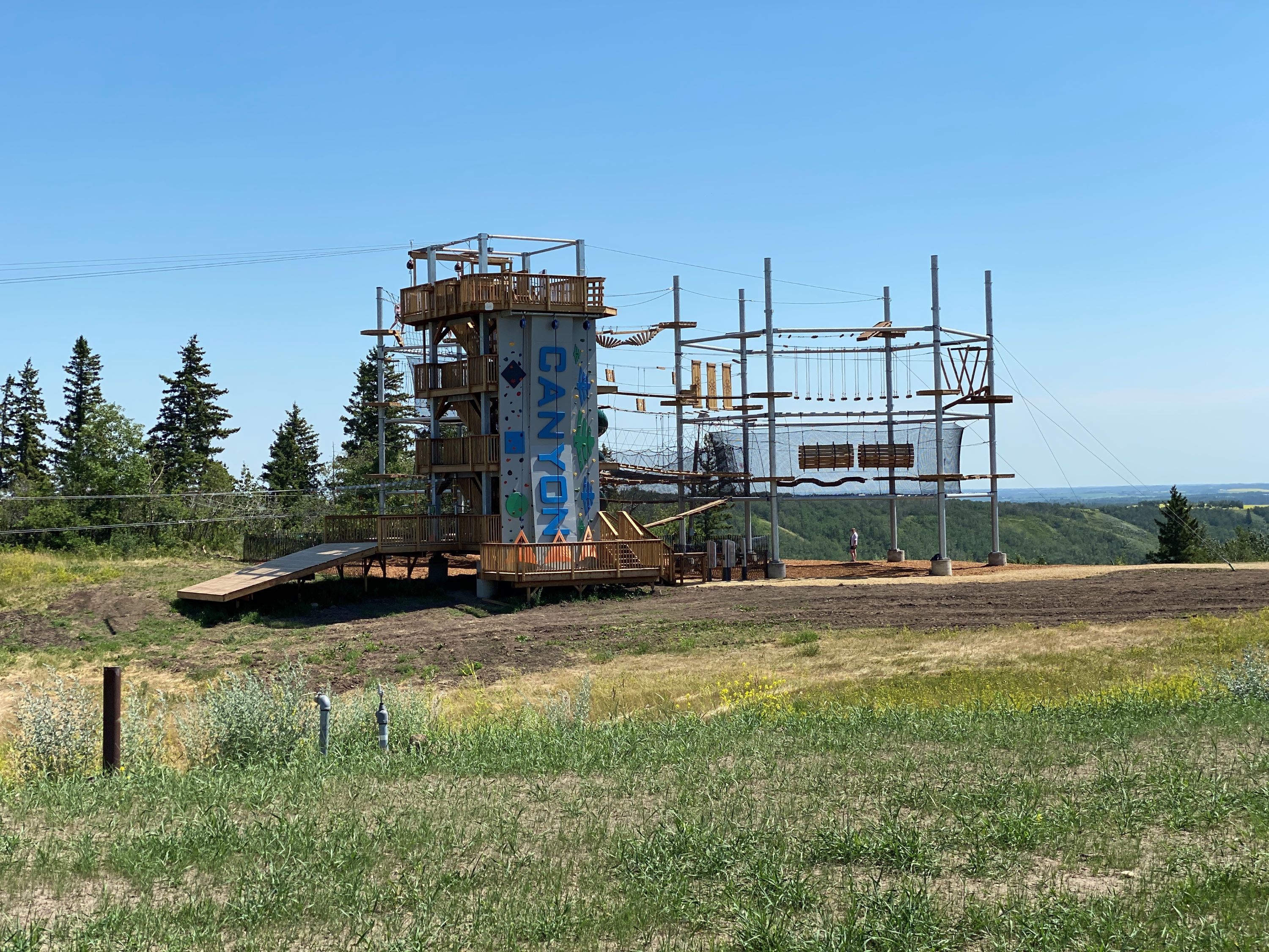 Canyon Adventure Park in Central Alberta. 