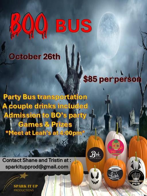 Boo bus Party halloween