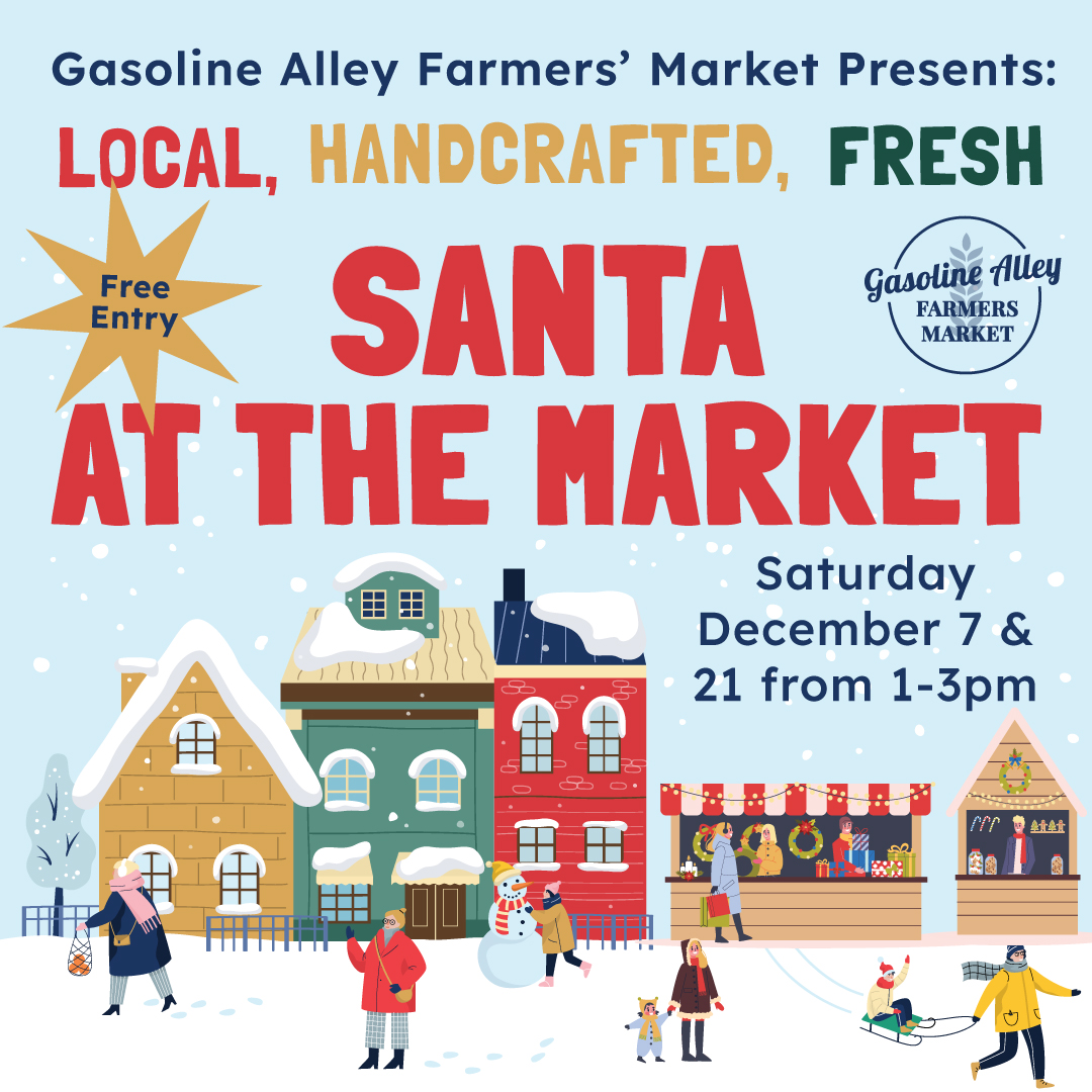 Santa at Gasoline Alley Farmers' Market